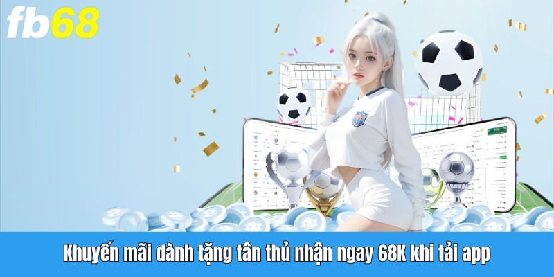 Khuyến mãi tân thủ nhận ngay 68.000VNĐ khi tải app