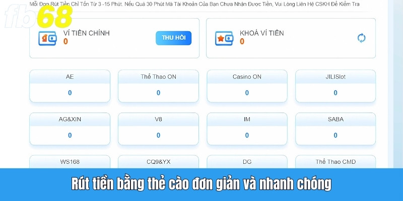 Không rút tiền khi nhà cái đang bảo trì hệ thống