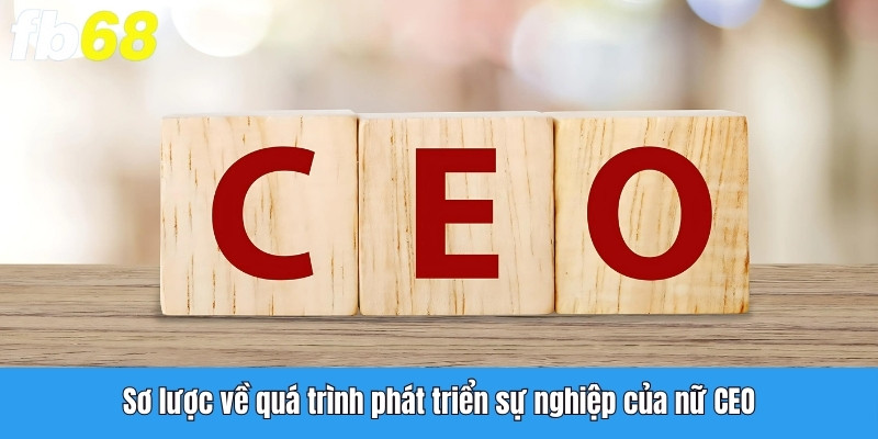 Sơ lược về quá trình phát triển sự nghiệp của nữ CEO